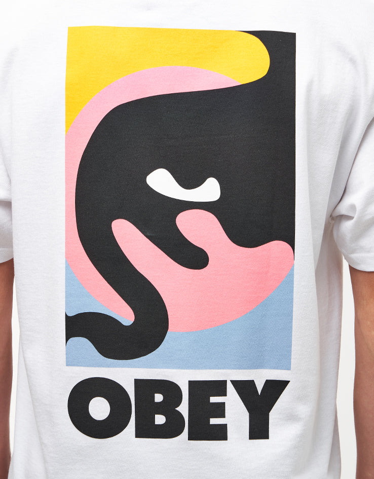 Obey Quarter Icon T-Shirt - White