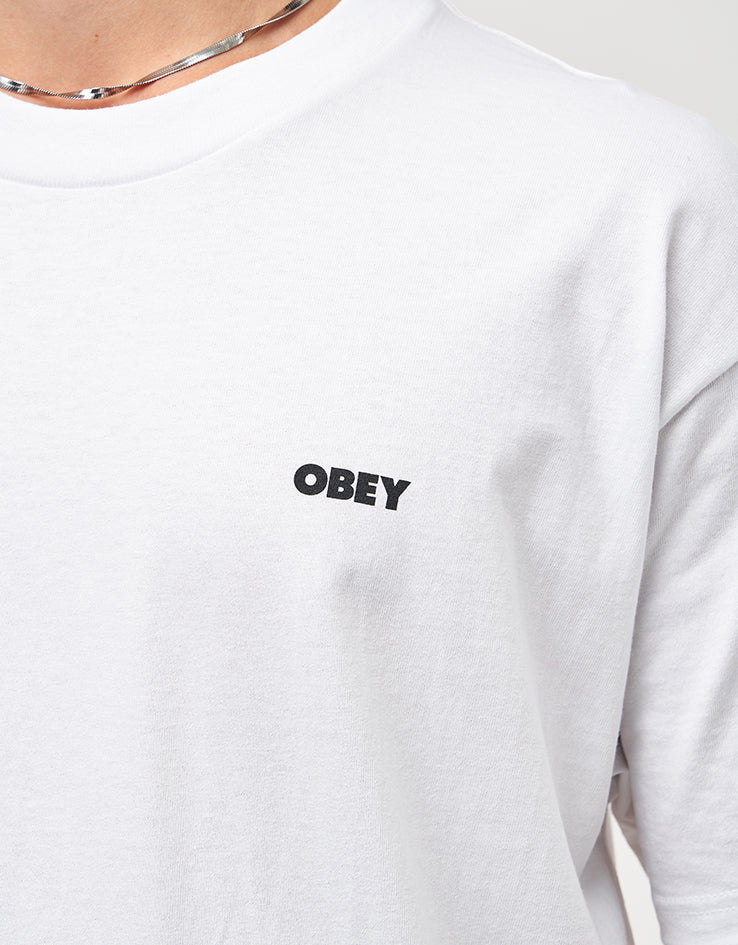 Obey Quarter Icon T-Shirt - White