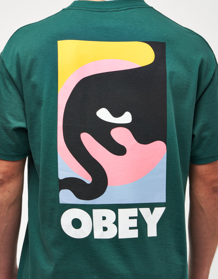 Obey Quarter Icon T-Shirt - Rainforest