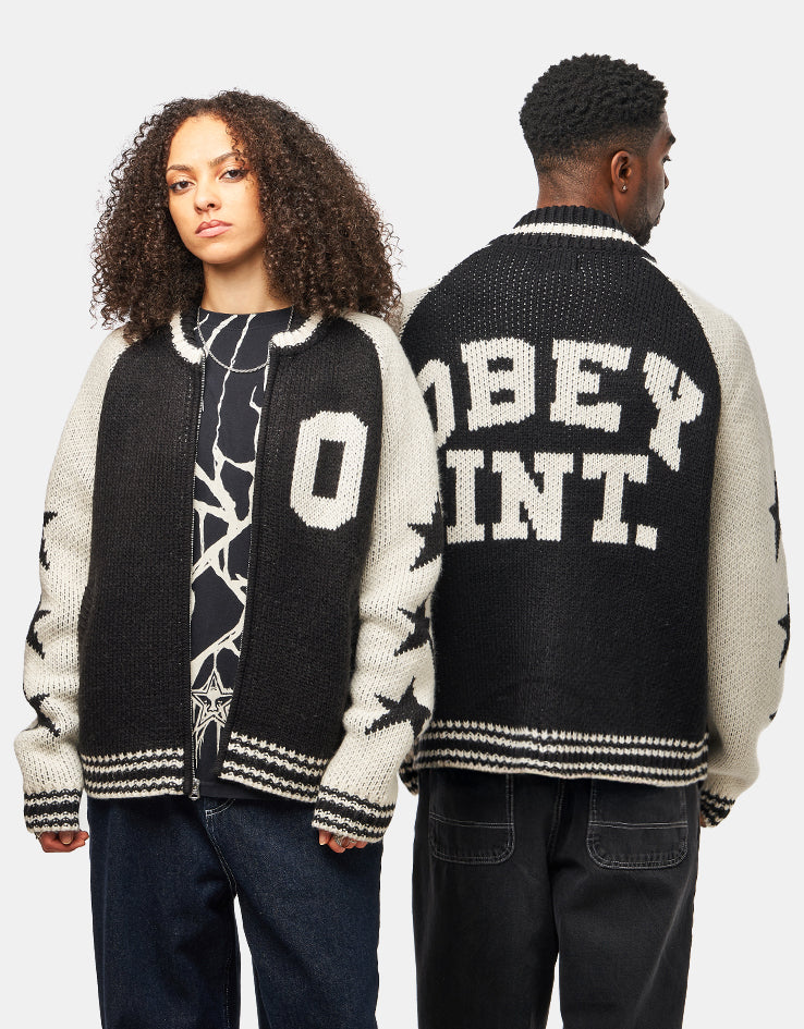 Obey Int. Cowichan Sweater - Black
