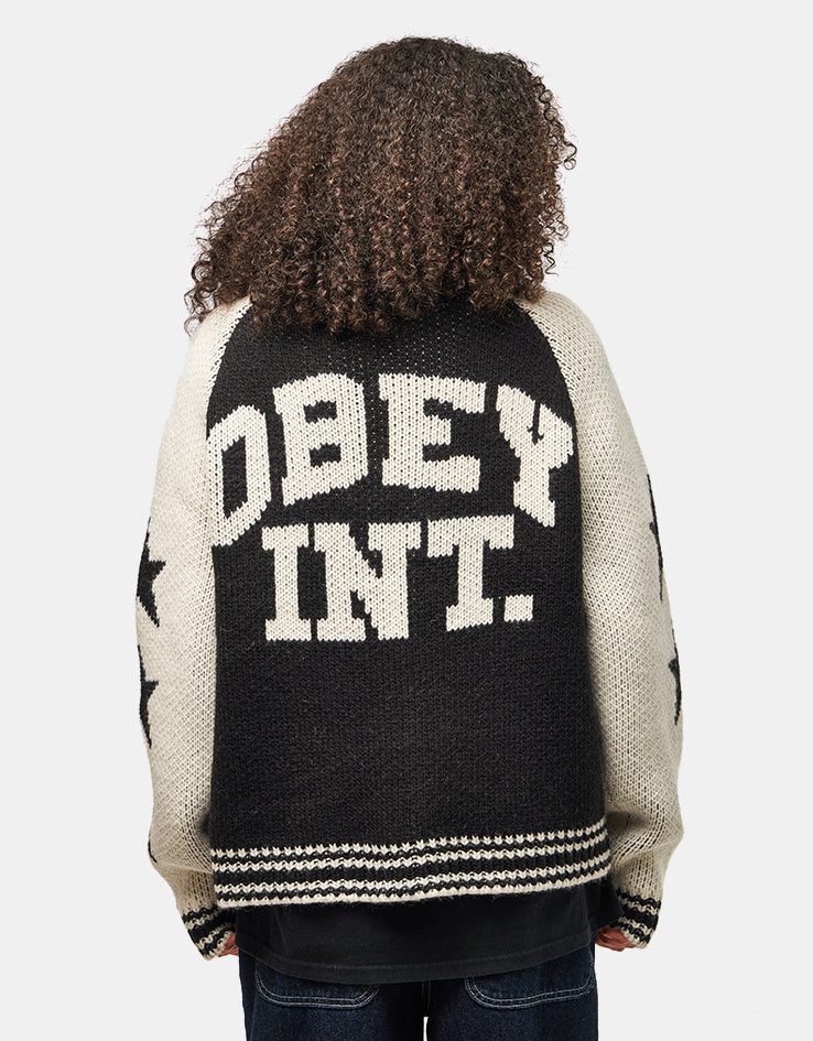 Obey Int. Cowichan Sweater - Black
