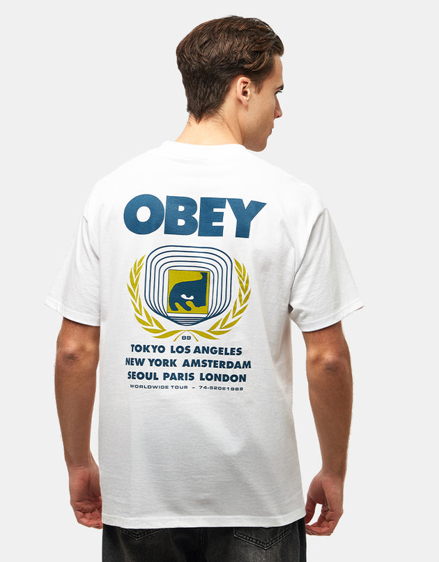 Obey Icon Eye Wreath T-Shirt - White