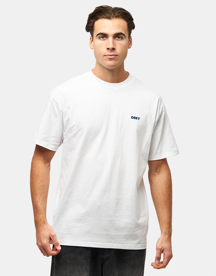 Obey Icon Eye Wreath T-Shirt - White