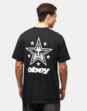 Obey Star T-Shirt - Black
