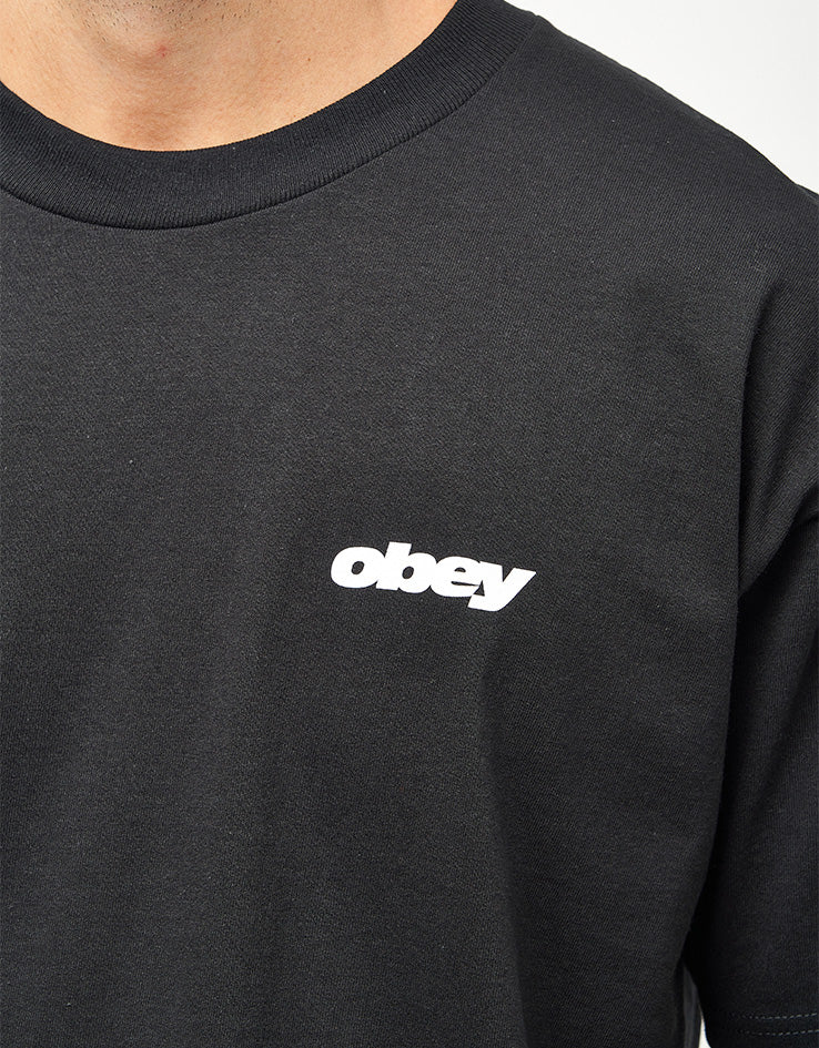 Obey Star T-Shirt - Black