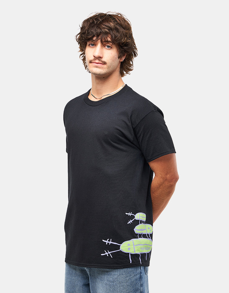 Top Heavy EXCLUSIVE Bugged Out T-Shirt - Black