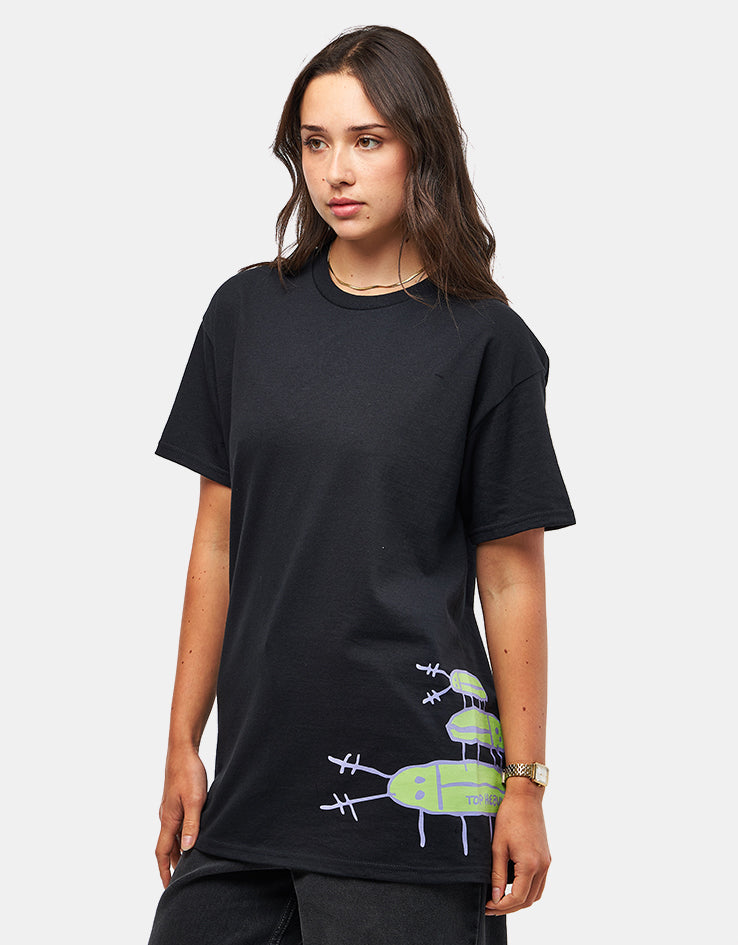 Top Heavy EXCLUSIVE Bugged Out T-Shirt - Black