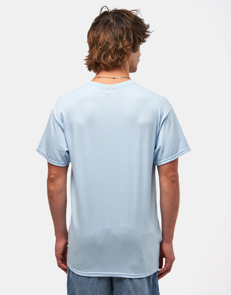 Top Heavy EXCLUSIVE Dog Daze T-Shirt - Light Blue