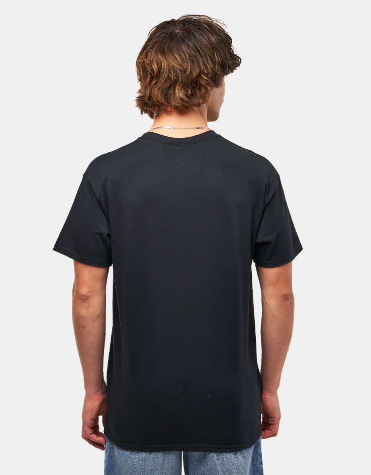 Top Heavy EXCLUSIVE OG Throwie T-Shirt - Black/Light Grey/Dark Grey
