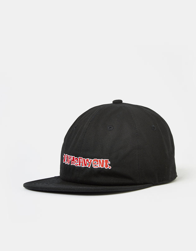 Top Heavy EXCLUSIVE Bruv Cap - Black