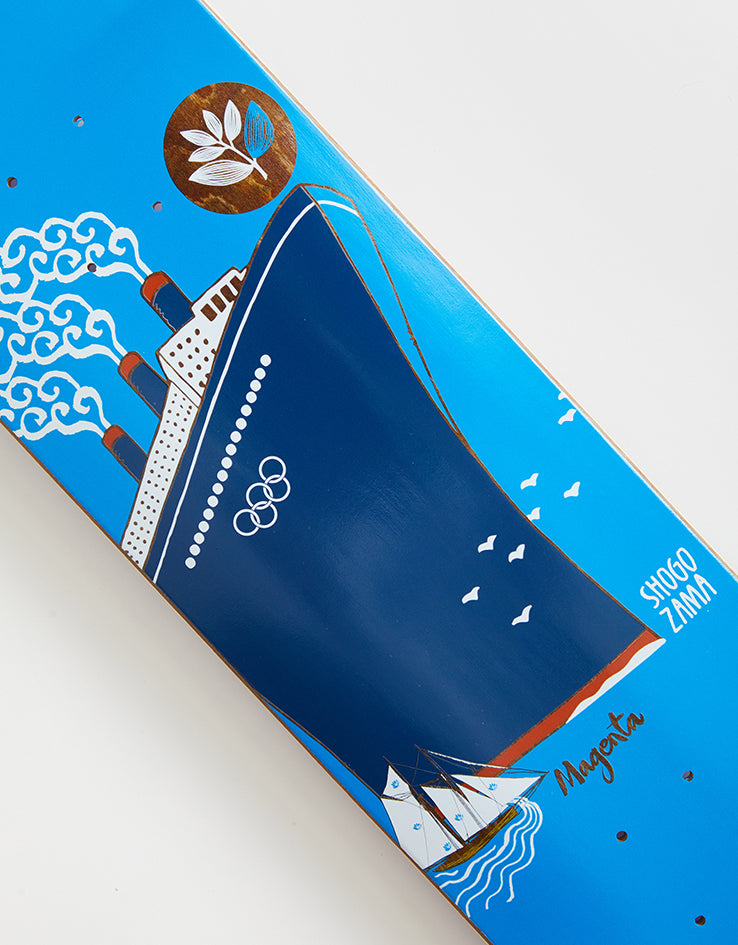 Magenta Zama Nautic Series Skateboard Deck - 8"