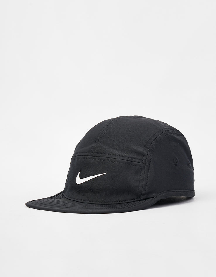 Nike Dri-FIT Fly Unstructured 5-Panel Cap - Black/Anthracite/White