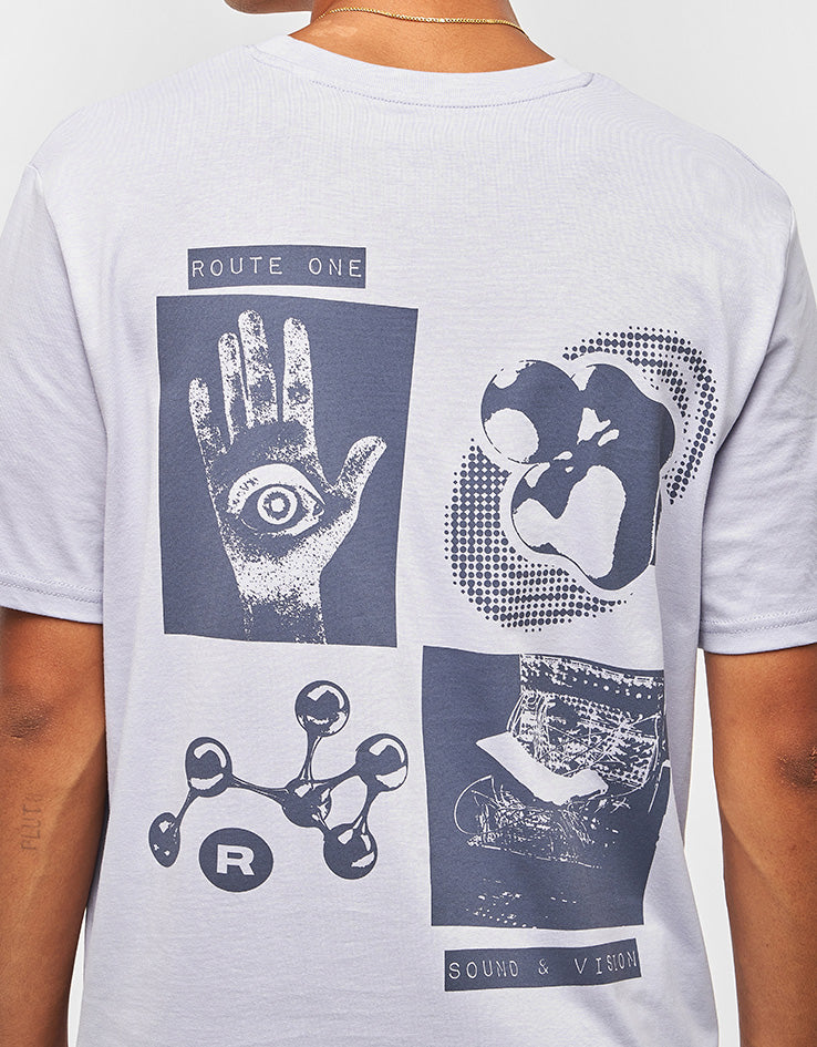 Route One Sound & Vision Organic T-Shirt - Lavender