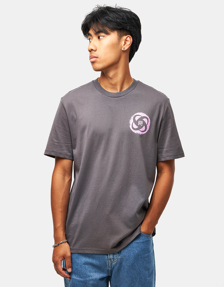 Route One Night Cruisin' Organic T-Shirt - Anthracite