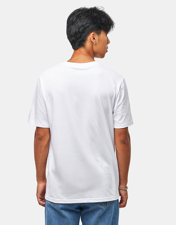 Route One Punk Cat Organic T-Shirt - White