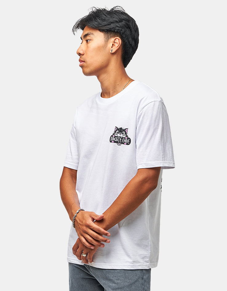 Route One 9 Lives Organic T-Shirt - White