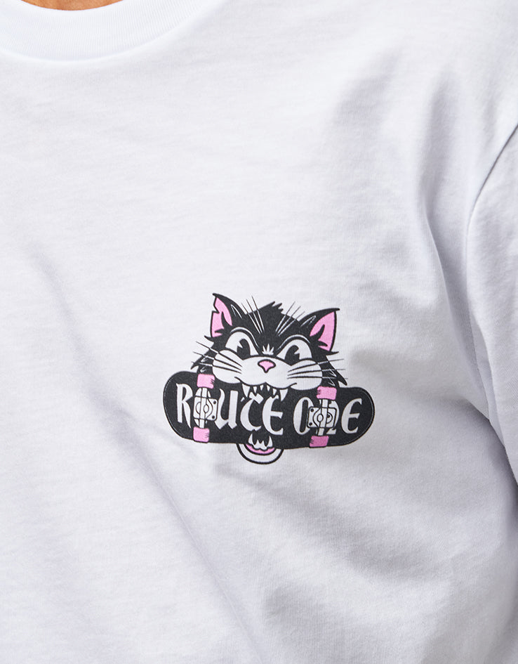 Route One 9 Lives Organic T-Shirt - White