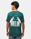 Route One Villain Organic T-Shirt - Glazed Green