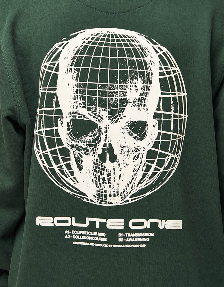 Route One Transmission Heavyweight Sweatshirt - Forest Green