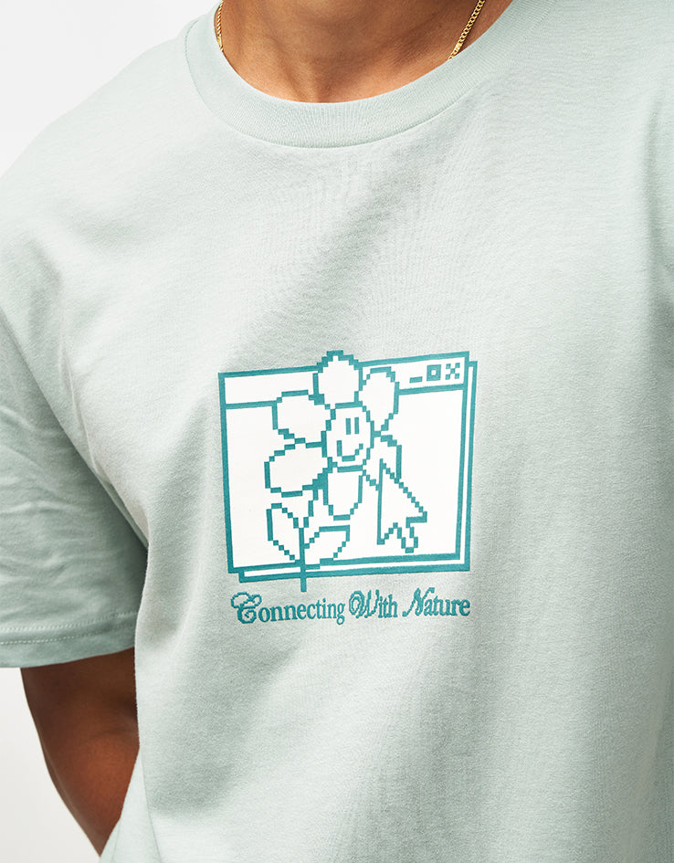 Route One Connecting With Nature Organic T-Shirt - Aloe