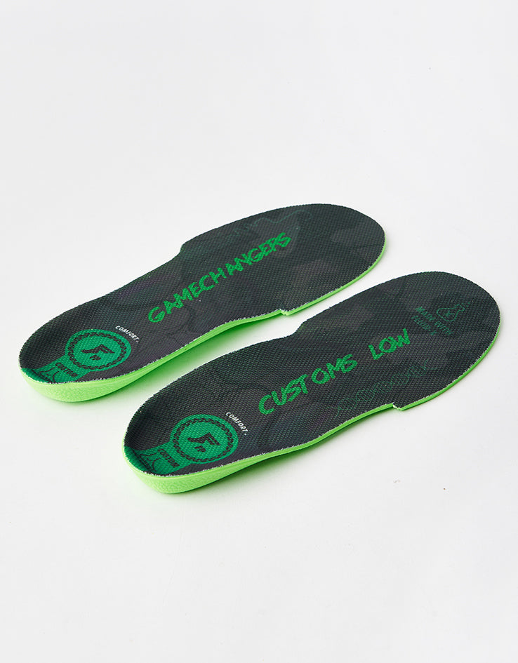 Footprint Gamechangers Elite Low 3-5mm Custom Orthotic Insoles - Black/Lime