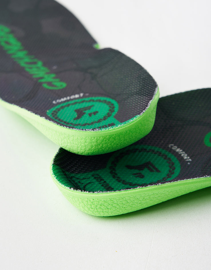 Footprint Gamechangers Elite Low 3-5mm Custom Orthotic Insoles - Black/Lime