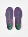 Footprint Gamechangers Elite Sports Gel Low 3-5mm Custom Orthotic Insoles - Purple/Green