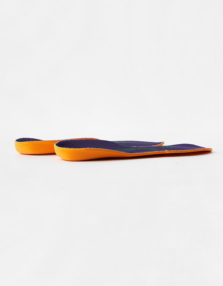 Footprint Gamechangers Elite Sports Gel Low 3-5mm Custom Orthotic Insoles - Purple/Green