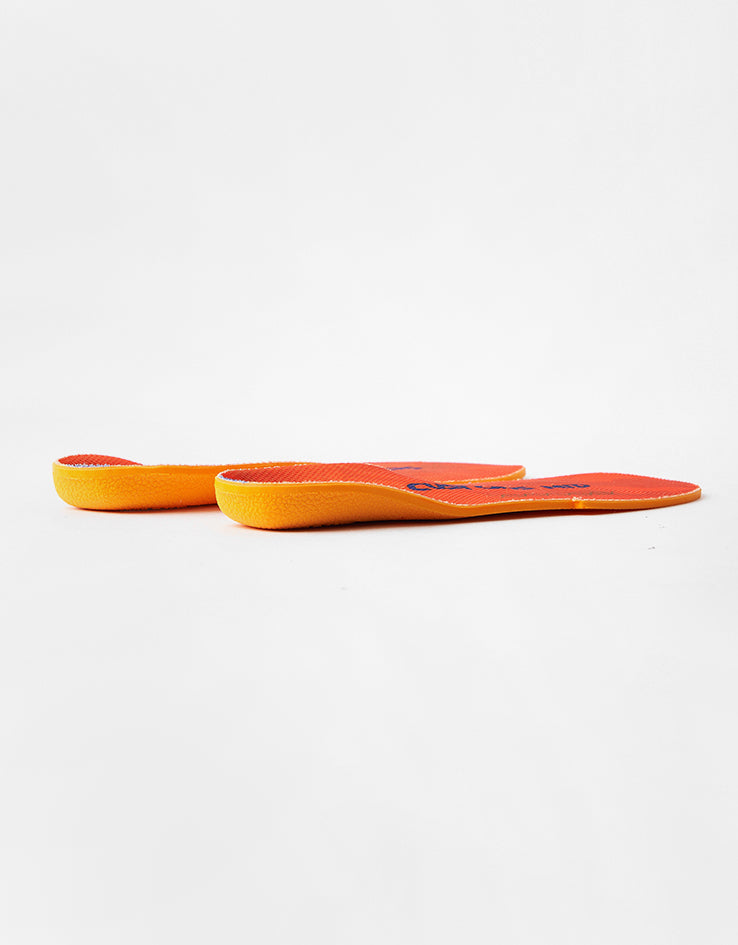 Footprint Gamechangers Elite Sports Gel Mid 5-7mm Custom Orthotic Insoles - Orange/Blue