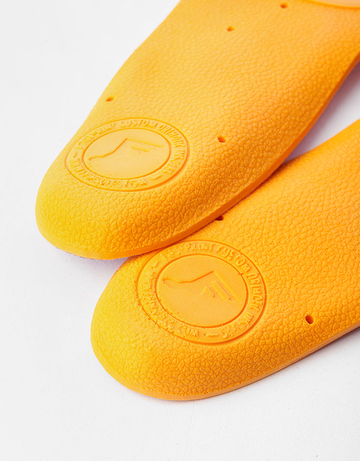 Footprint Gamechangers Elite Sports Gel Mid 5-7mm Custom Orthotic Insoles - Orange/Blue