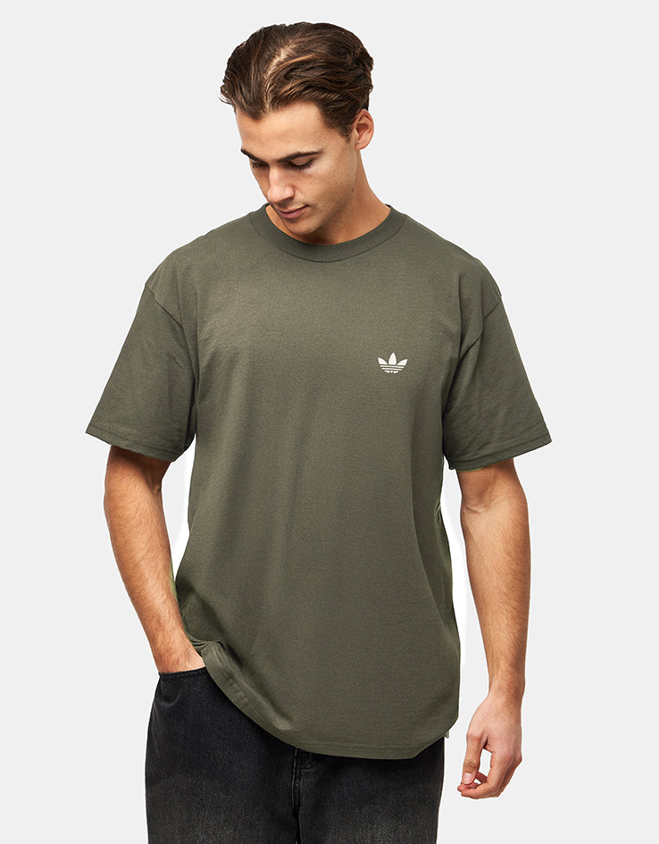 adidas 4.0 Logo T-Shirt - Olive Strata