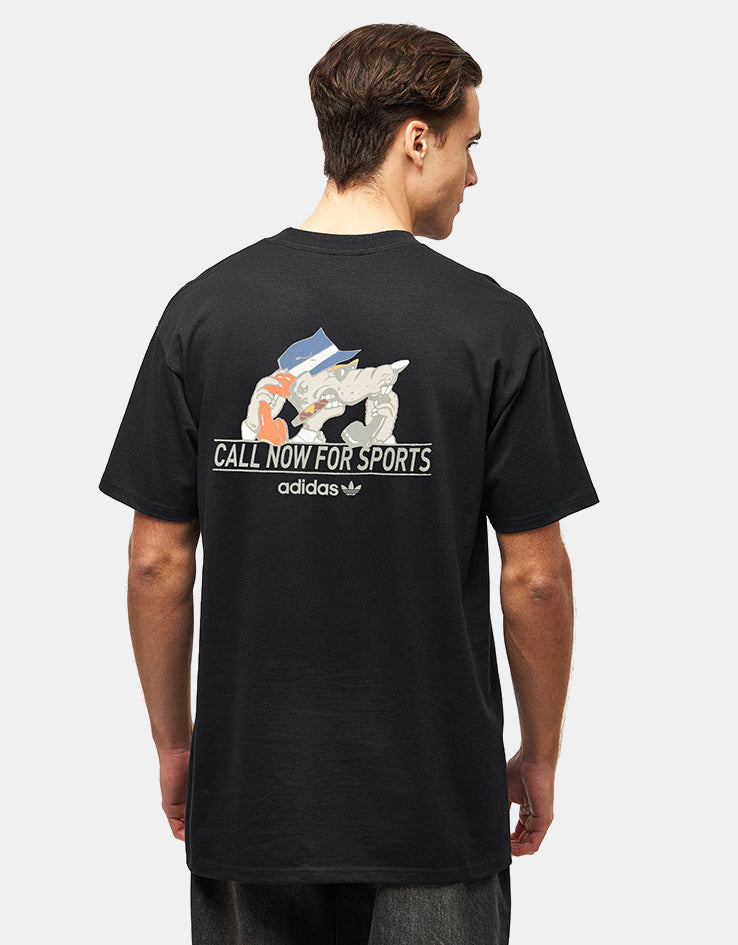 adidas Call Sports T-Shirt - Black