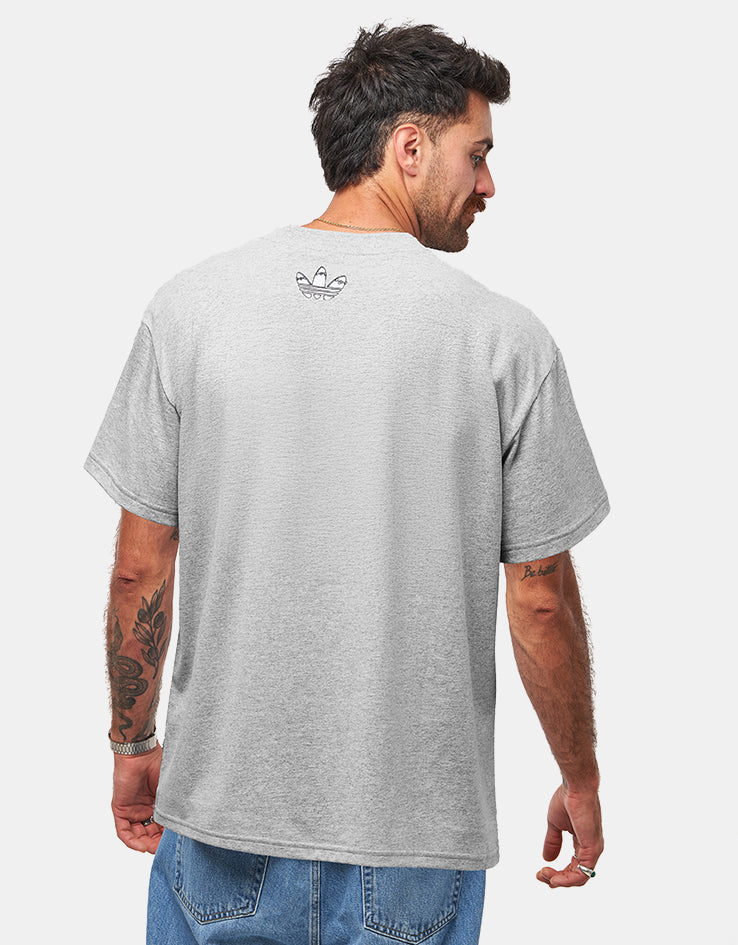 adidas x Henry Jones Stretch T-Shirt - Medium Grey Heather