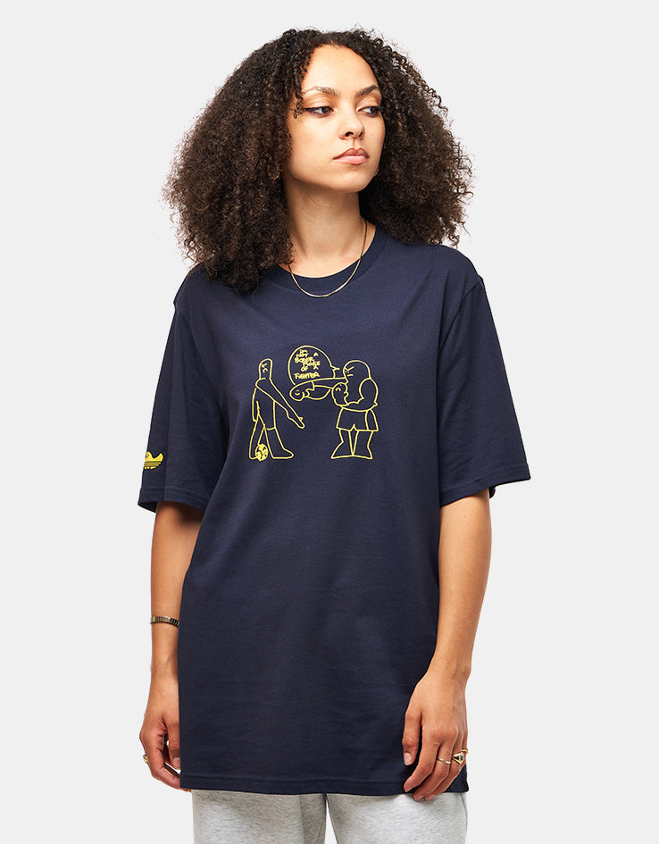 adidas Shmoofoil G T-Shirt - Legend Ink