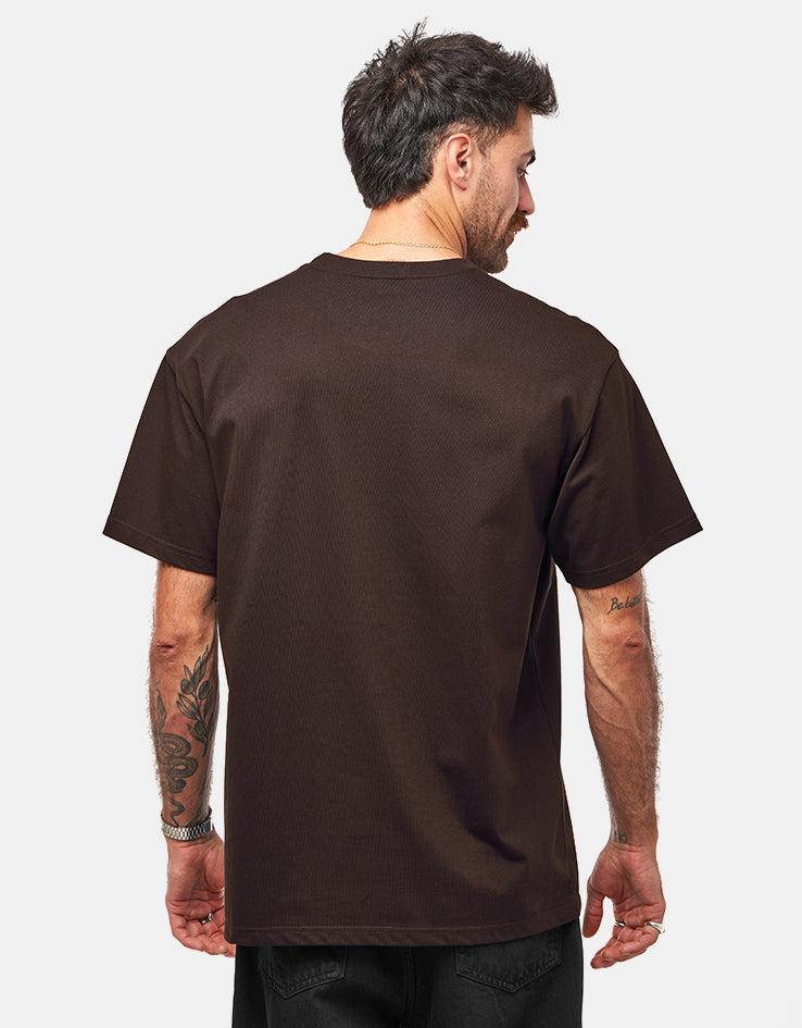 adidas Shmoofoil G T-Shirt - Dark Brown/Core White