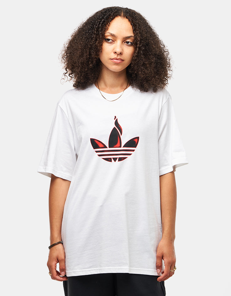 adidas Tref Torch T-Shirt - White