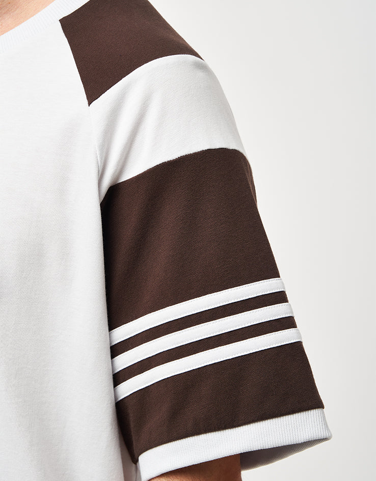 adidas x Tyshawn T-Shirt - Crystal White/Dark Brown