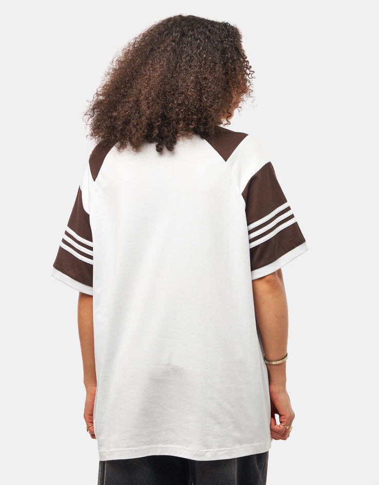 adidas x Tyshawn T-Shirt - Crystal White/Dark Brown