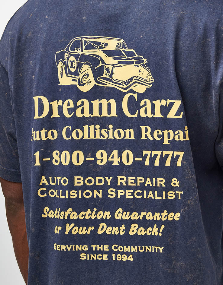 DC Fix Up T-Shirt - Dress Blues Rain Wash