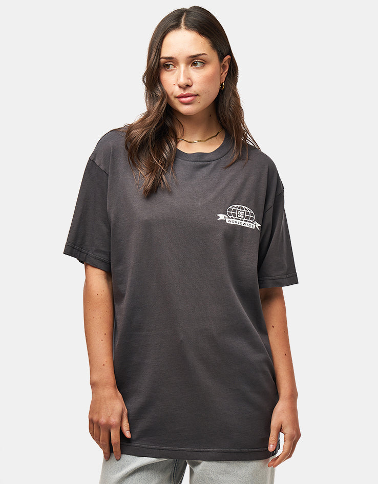 DC Stock Up T-Shirt - Black Enzyme Wash