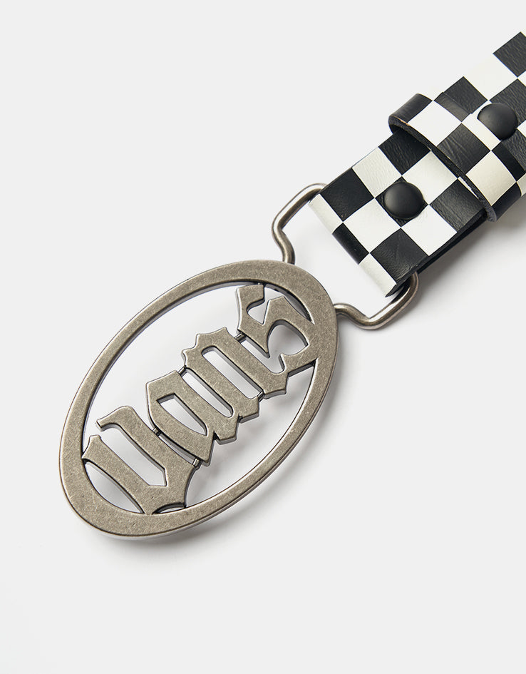 Vans Got You Leather Belt - Black/White