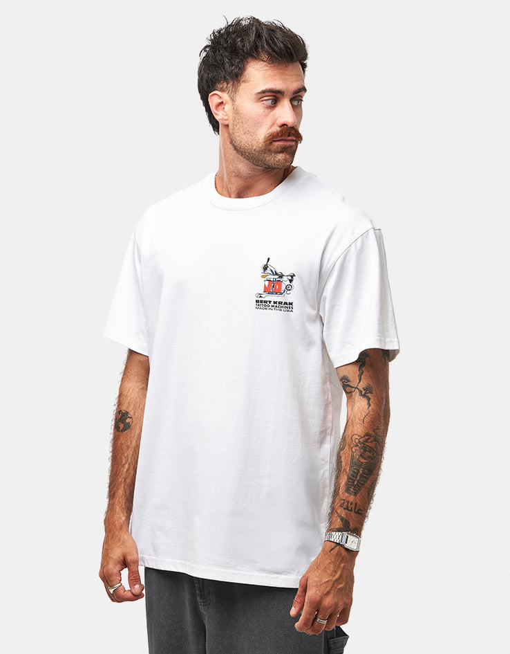Stance x Bert Krak Handmade T-Shirt - White