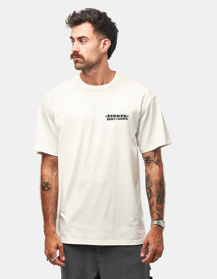 Stance x Bert Krak Flash T-Shirt - Canvas