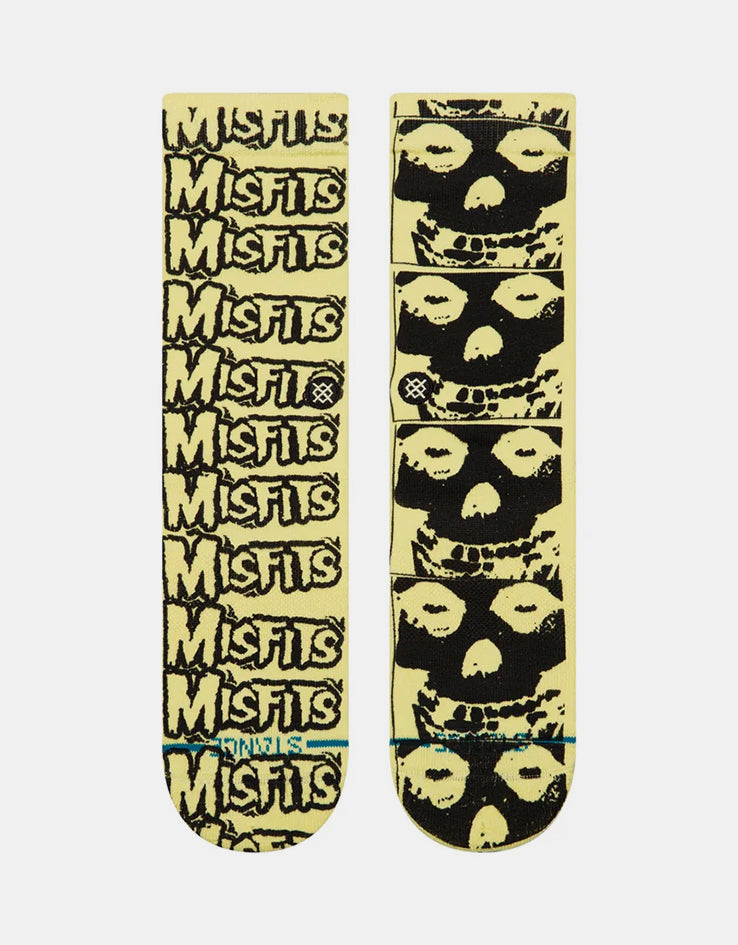 Stance x Misfits Collection Crew Socks - Melon