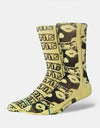 Stance x Misfits Collection Crew Socks - Melon