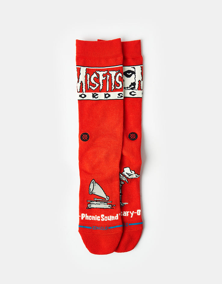 Stance x Misfits Crew Socks Box Set - Black/Black
