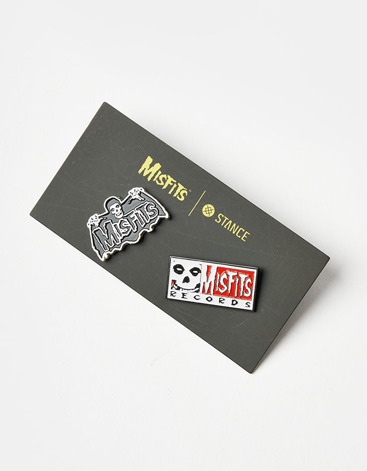Stance x Misfits Crew Socks Box Set - Black/Black