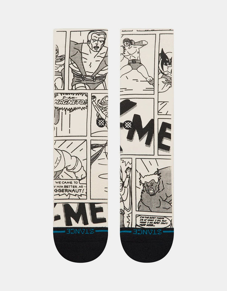 Stance x Marvel Comics Goods vs Bad Crew Socks - Black/White