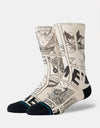 Stance x Marvel Comics Goods vs Bad Crew Socks - Black/White