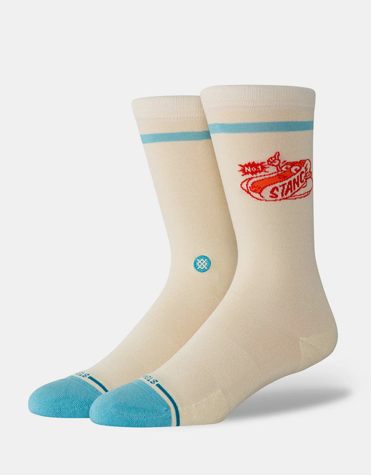 Stance Dog Crew Socks - Canvas